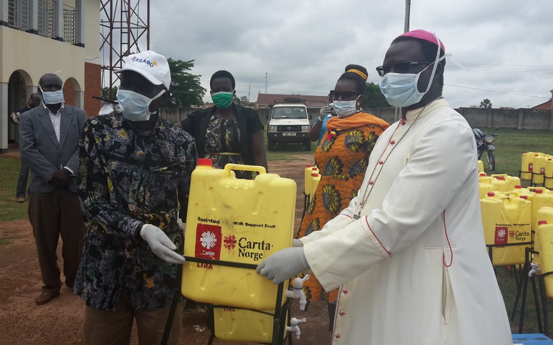 Lira Diocese Donates Hand-Washing Facilities To Fight Coronavirus